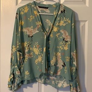 Zara Crane Blouse